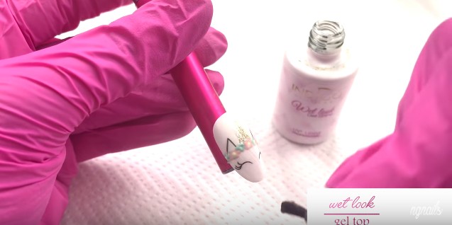 unicorn nails jednorozce ngnails tutorial 10